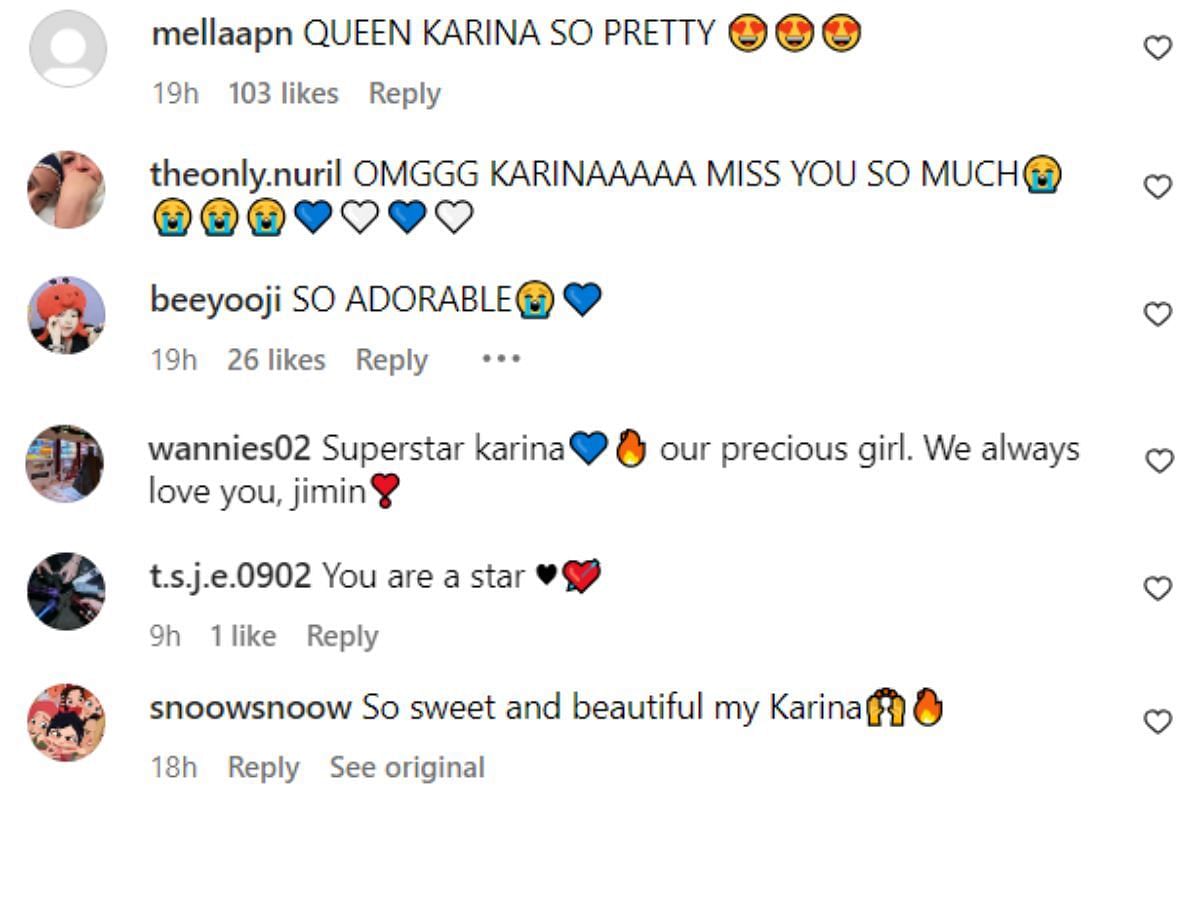 People are mesmerized by the beauty of Karina's new visuals for YSL and Dazed Korea (Image via Instagram)